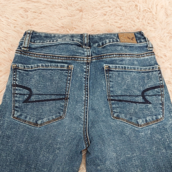 American Eagle Outfitters Hi Rise Jegging Crop Super Stretch- Size 0 - Picture 10 of 10